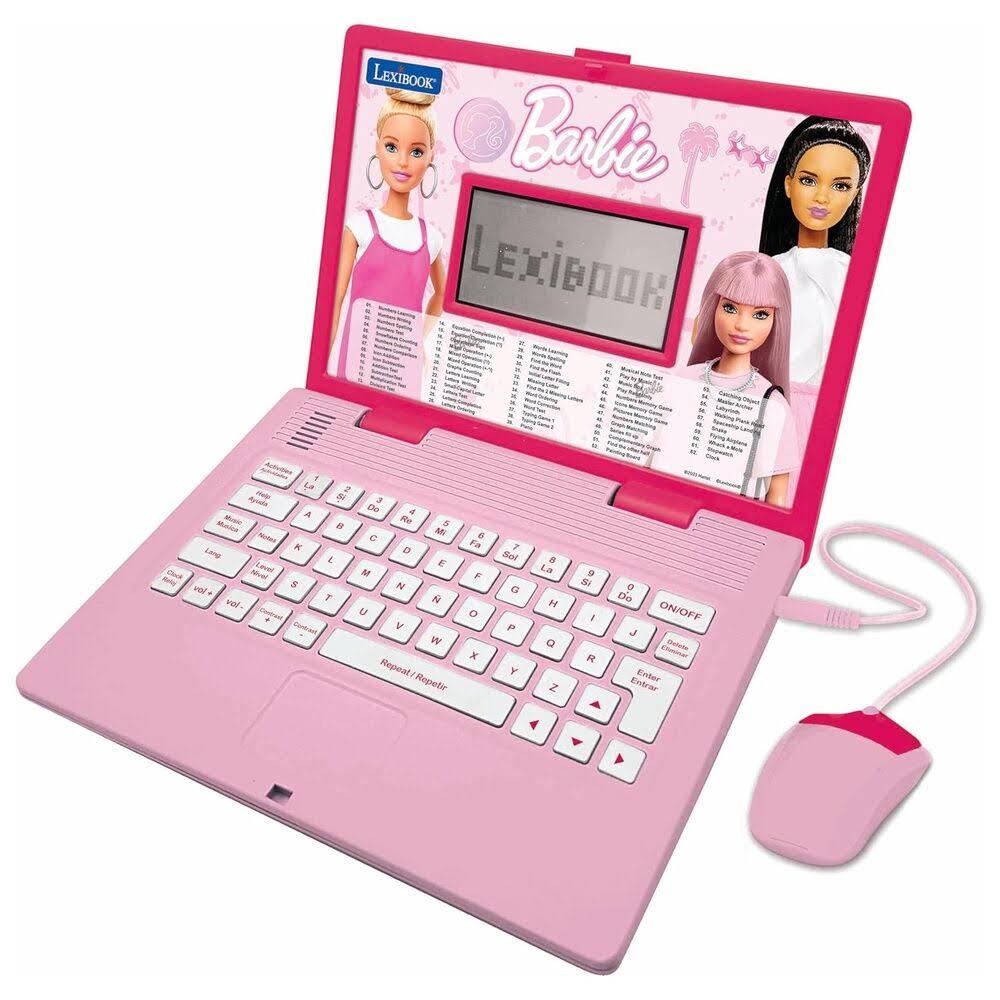 lexibook barbie laptop Éducatif bilingue anglais/espagnol enfant 124 activités lexibook barbie laptop Éducatif bilingue anglais/espagnol enfant 124 activités