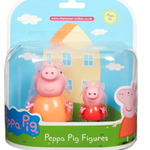 figurines peppa pig : papa pig et george