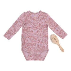 Home pack nouveau né, 6m hibou lavande (limité)