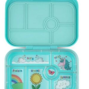 Home lunch box 6 compartiments misty aqua