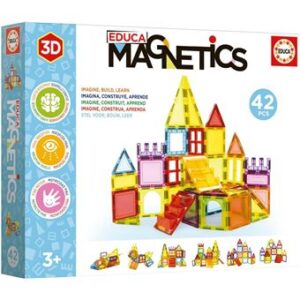 Jeu de Construction Magnétique Educa 42 Pièces