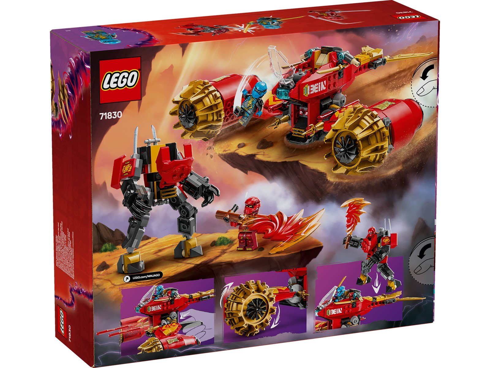 LEGO Ninjago La Moto Tempête de Kai – Image 4