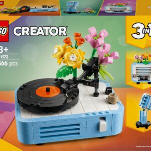 LEGO Le Tourne-Disque et ses Fleurs