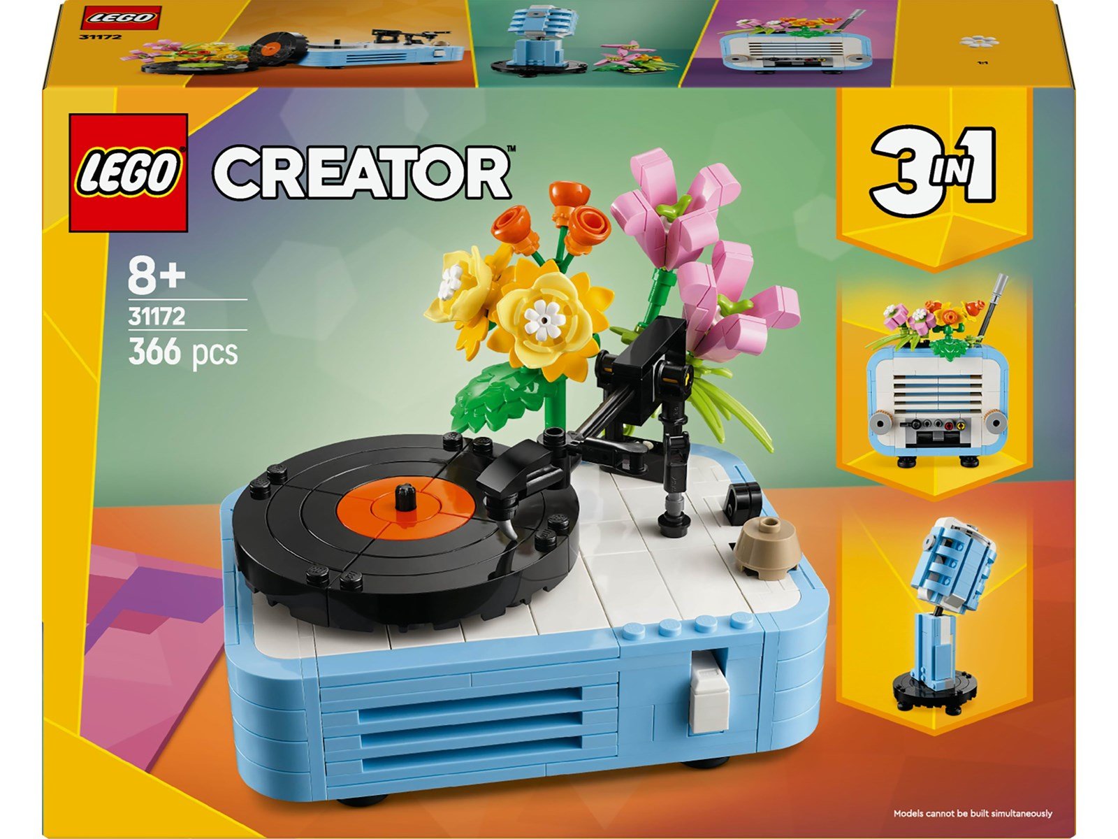 LEGO Le Tourne-Disque et ses Fleurs