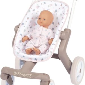 Poussette Smoby Baby Nurse - Poussette pour Poupée de Qualité
