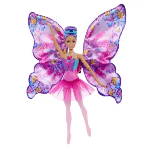 Barbie Poupée Danseuse Papillon Élégante