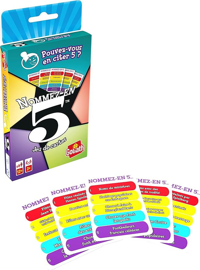 Jeu de Société Goliath Nommez-en 5 – Image 4