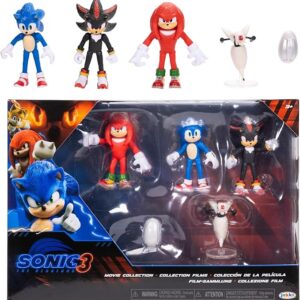 Pack Collection Film Sonic 3 avec 5 Figurines 6 cm
