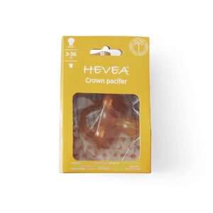 Sucette Hevea Couronne pour Bébé, 3-36 Mois