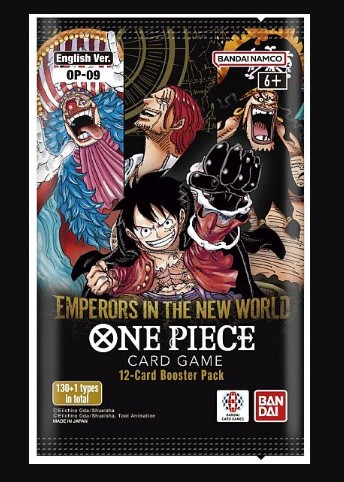 Booster Pack One Piece Card Game: OP09 - Les Empereurs du Nouveau Monde