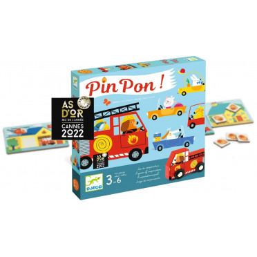Djeco Jeu PinPon ! - Jeu de Cartes Amusant