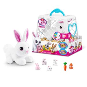 Peluche Zuru Pets Alive Maman Bunny & Bébé Surprise