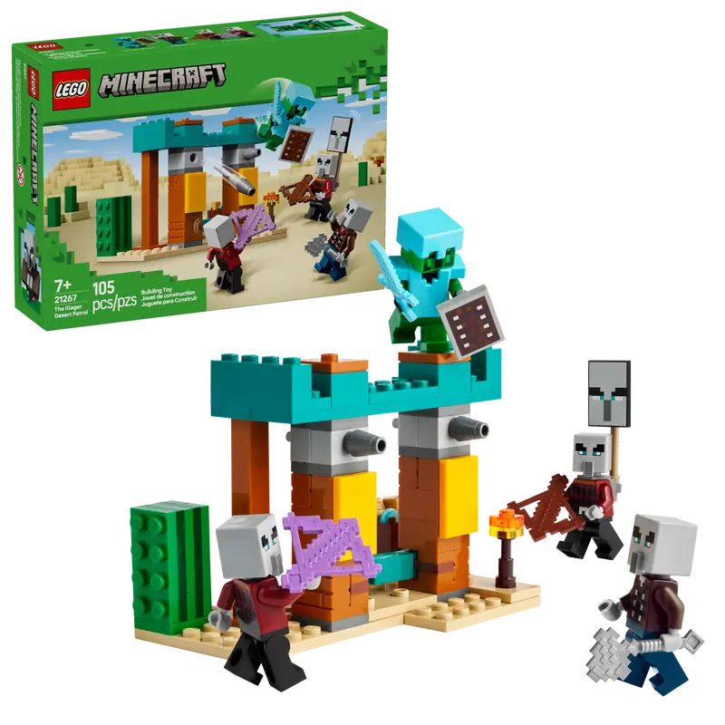 LEGO Minecraft 21267 - Patrouille Illageois Désert
