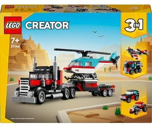LEGO Creator Camion Remorque avec Hélicoptère
