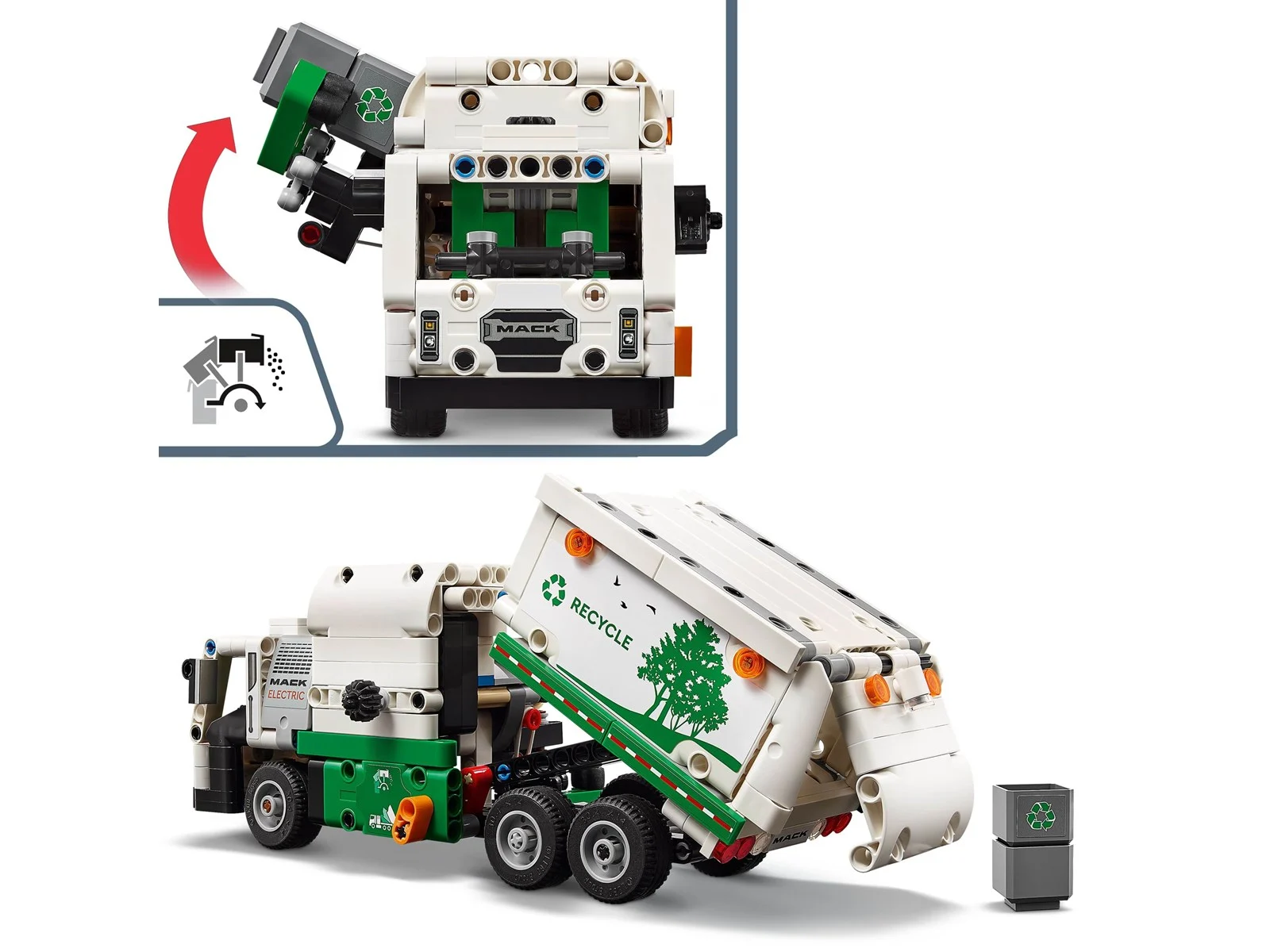 LEGO Technic Camion Mack LR 42167 - Camion Mack LR 42167 – Image 6