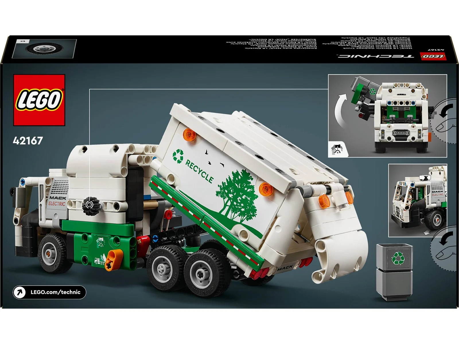 LEGO Technic Camion Mack LR 42167 - Camion Mack LR 42167 – Image 8