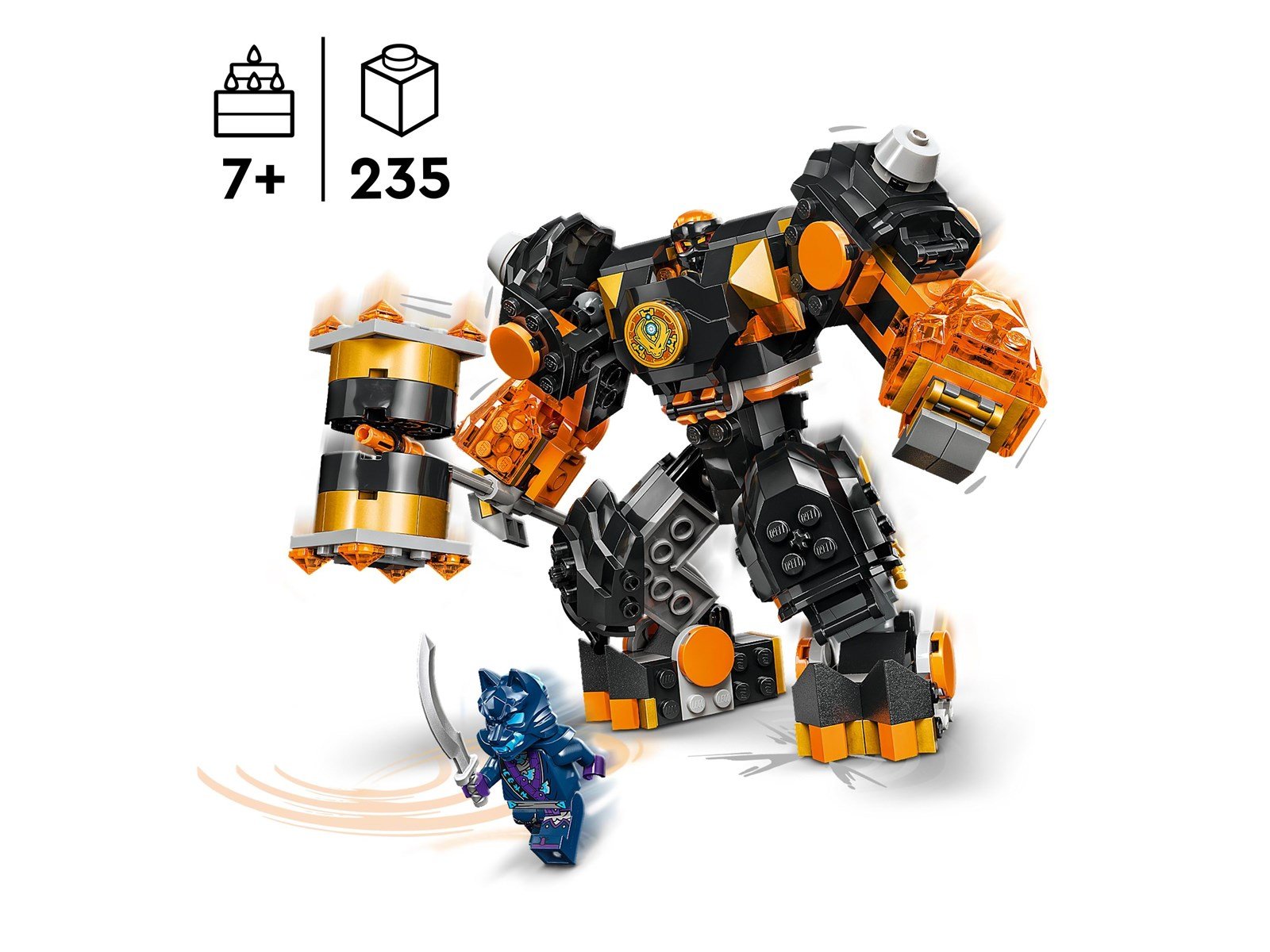 LEGO Ninjago Robot Élémentaire de la Terre de Cole – Image 2