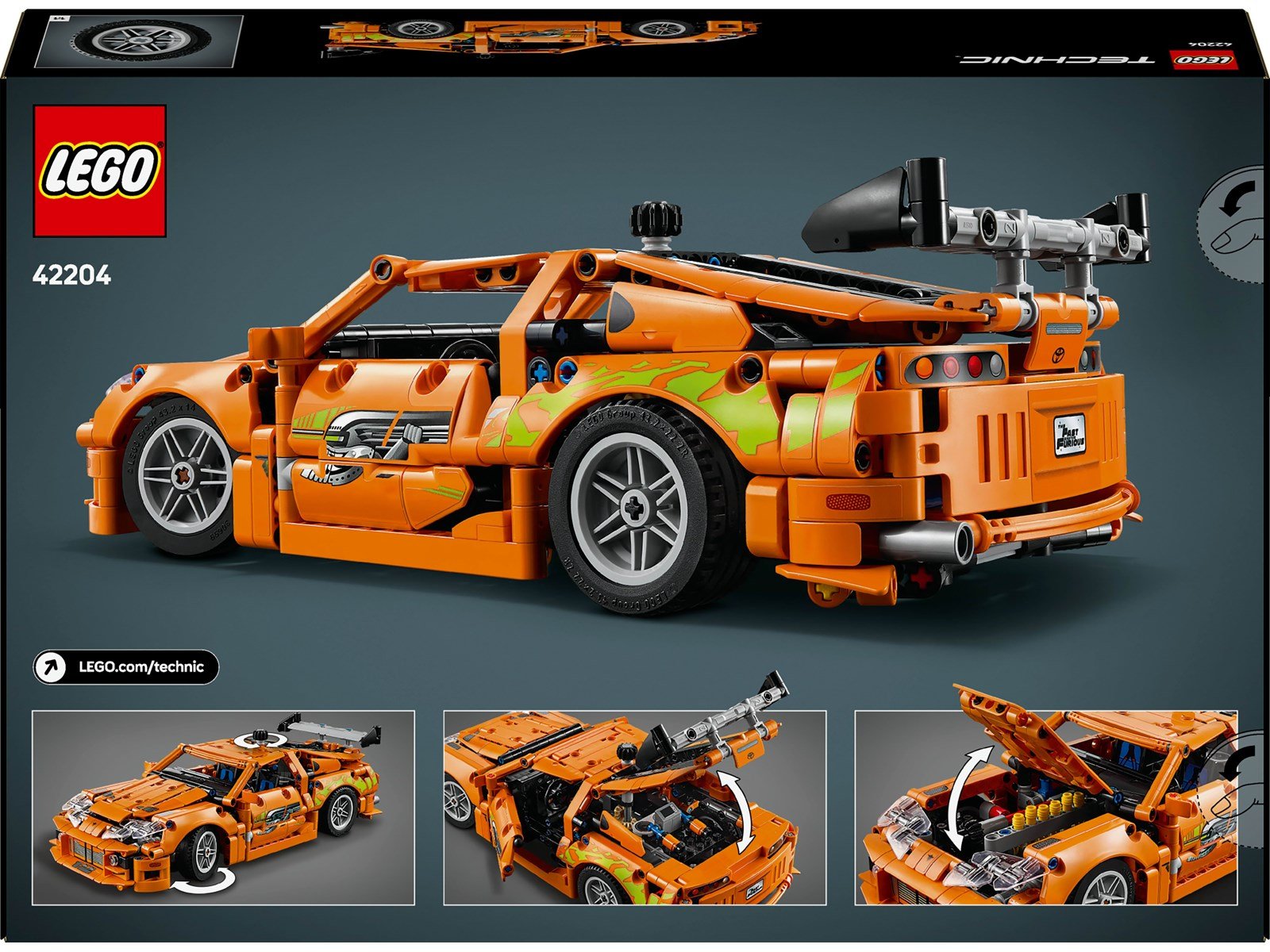 LEGO Technic Toyota Supra MK4 Fast and Furious - Voiture de course LEGO Technic Toyota Supra MK4 Fast and Furious – Image 3