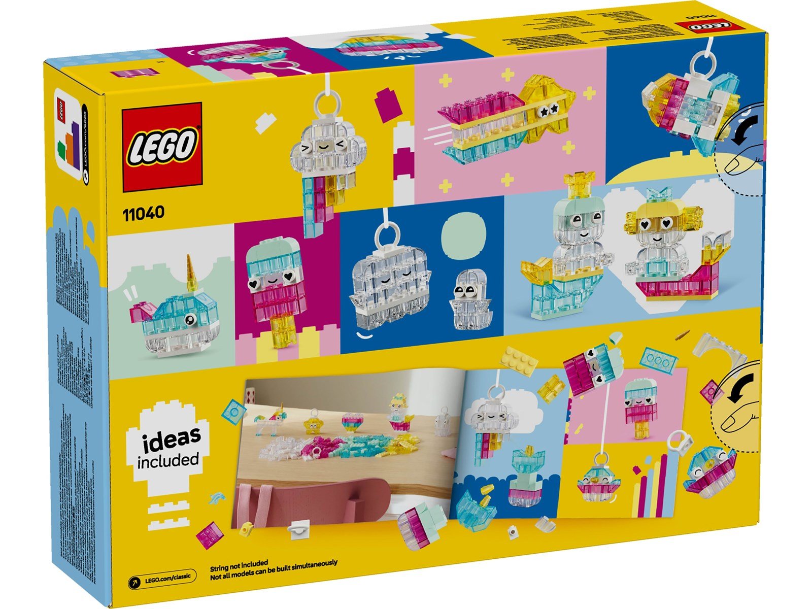 LEGO Classic Boîte de Briques Transparentes Magiques – Image 4