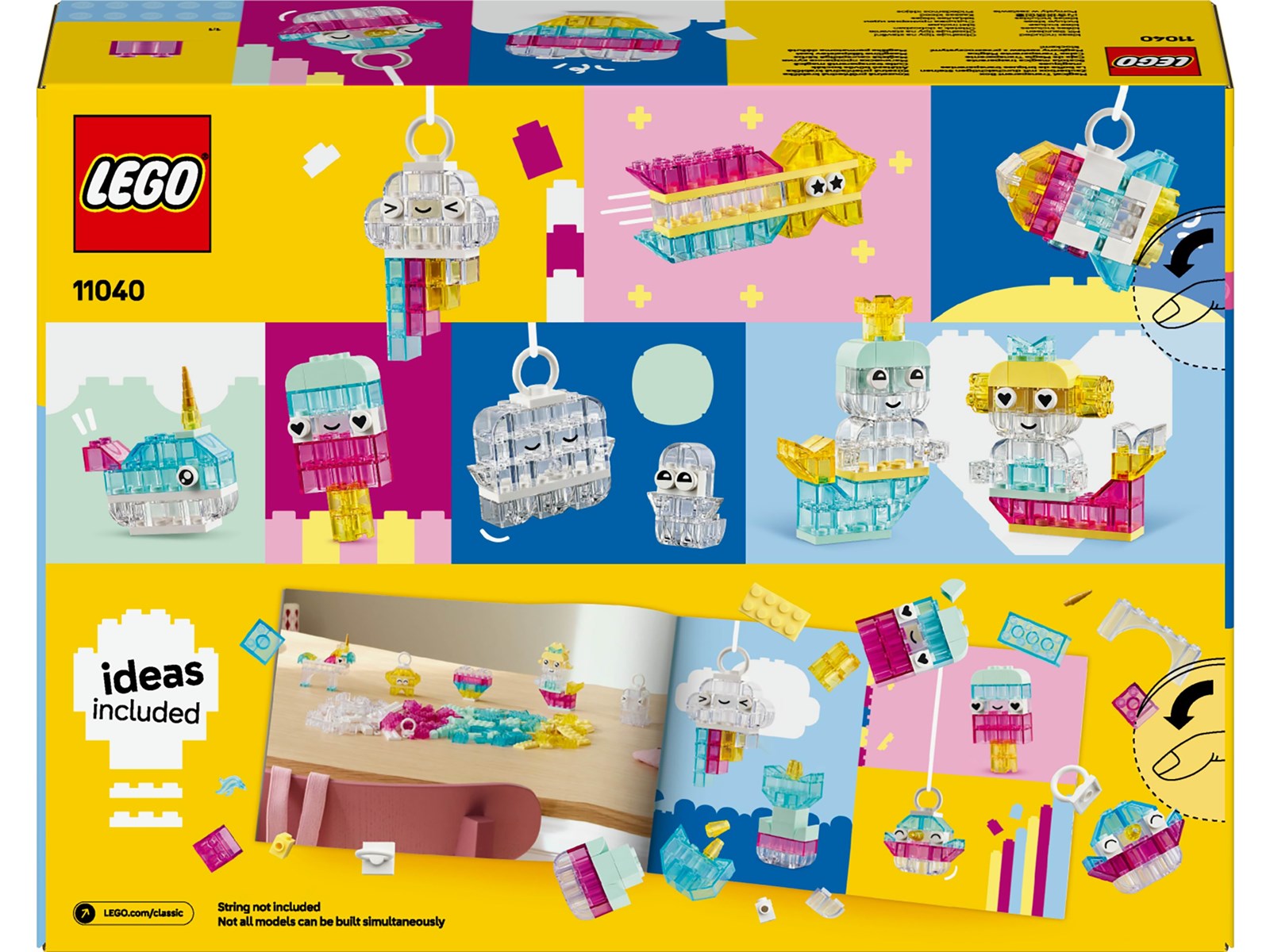 LEGO Classic Boîte de Briques Transparentes Magiques – Image 3