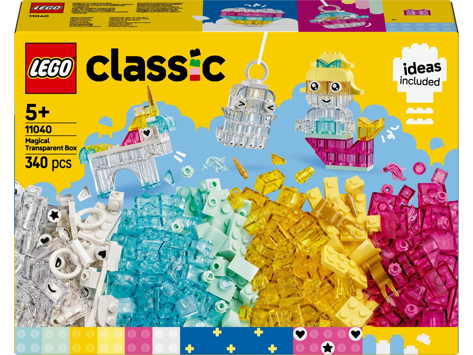 LEGO Classic Boîte de Briques Transparentes Magiques