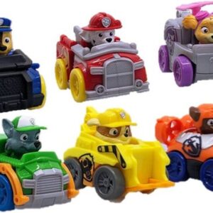 Pack 6 Racers Pat' Patrouille Pup Squad Spin Master