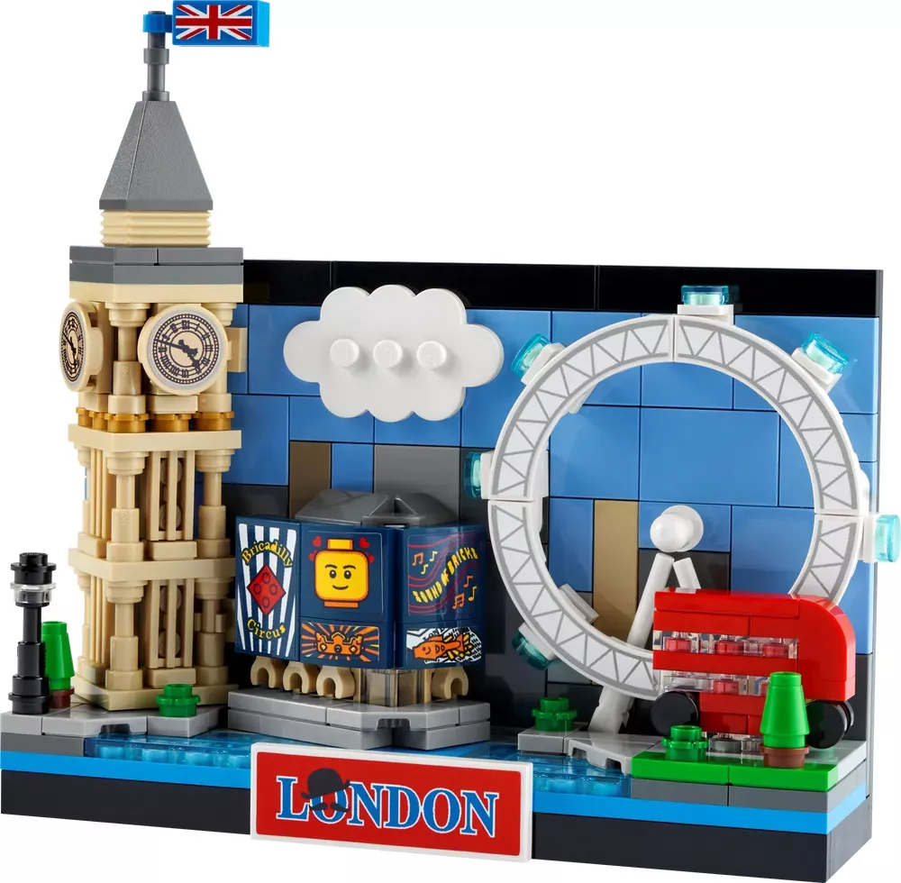 LEGO Carte Postale de Londres - Construction Miniature Iconique