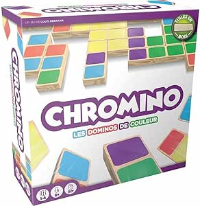 Jeu de Stratégie Chromino Asmodée - Couleurs et Réflexion