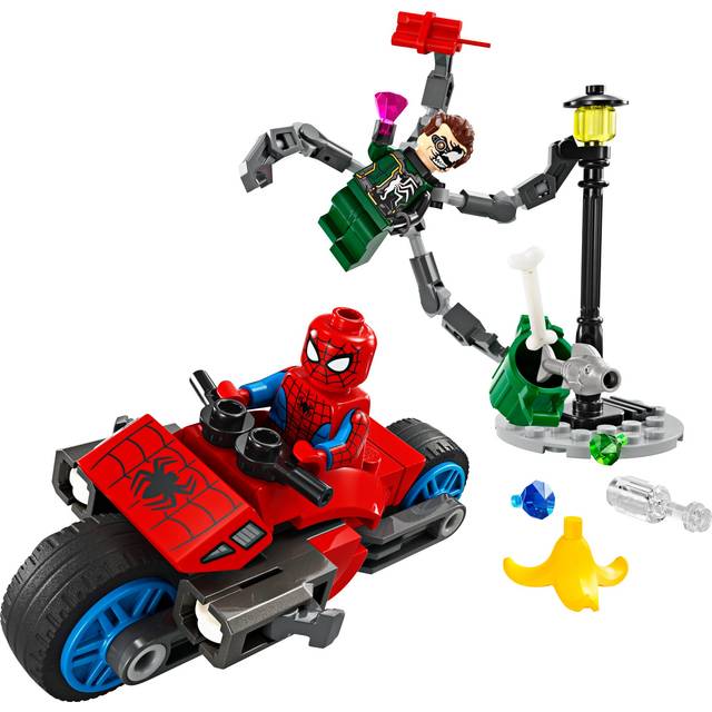 LEGO Marvel Super Heroes 76275 Poursuite à Moto Spider-Man vs Doc Ock – Image 2