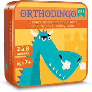 Jeu de Cartes Cocktail Games Orthodingo CE1 - Jeu Éducatif Orthographe