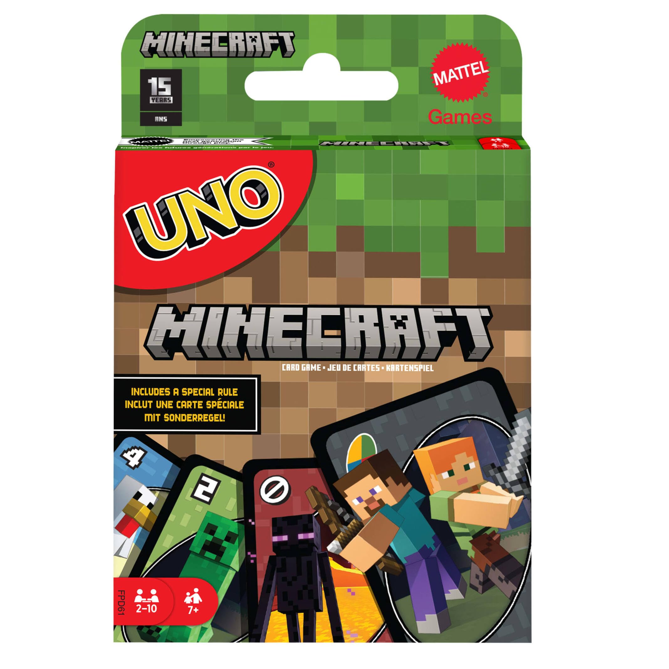 Jeu de Cartes Minecraft Uno Édition Limitée