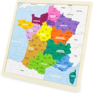 Puzzle Carte de France Ulysse - Les Régions