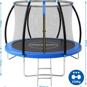 Trampoline Monzana 244cm avec Filet de Sécurité