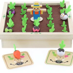 Jeu Éducatif en Bois Vilac Mémotager Jour de Récolte