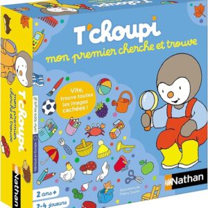 Nathan Cherche et Trouve T'choupi - Livre d'activités interactif