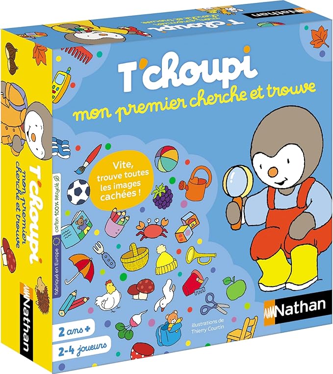 Nathan Cherche et Trouve T'choupi - Livre d'activités interactif