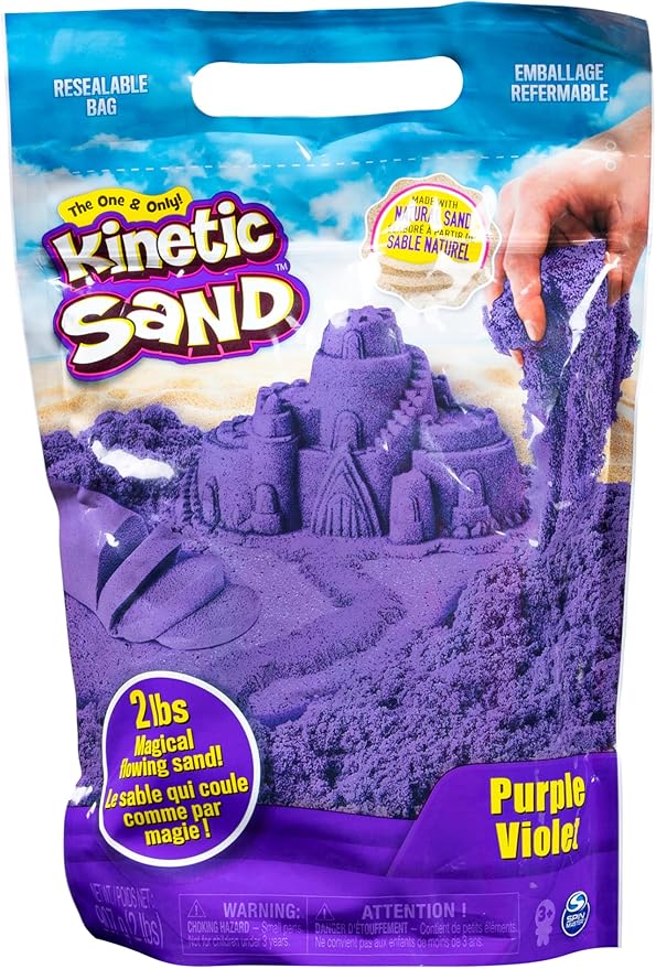 Sable Magique à Modeler Kinetic Sand Recharge Colorée – Image 4