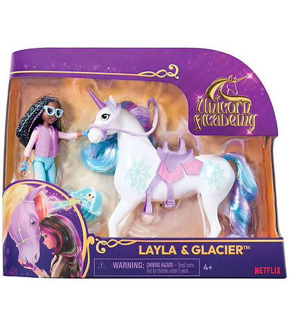 Figurines Magiques Unicorn Academy Layla & Glacier - Spin Master