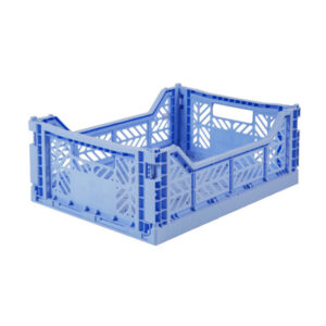 Caisse Pliable Midi, Bleu Bébé