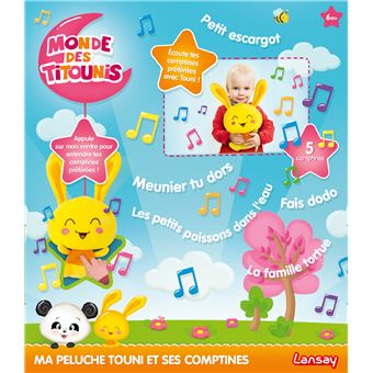 Peluche Touni et Comptines Lansay Titounis – Image 2