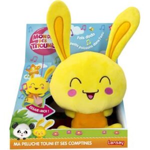 Peluche Touni et Comptines Lansay Titounis