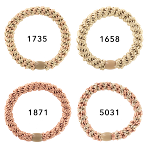 Élastiques Cheveux Bon Dep Kknekki - Beige/Nude Mix – Image 2
