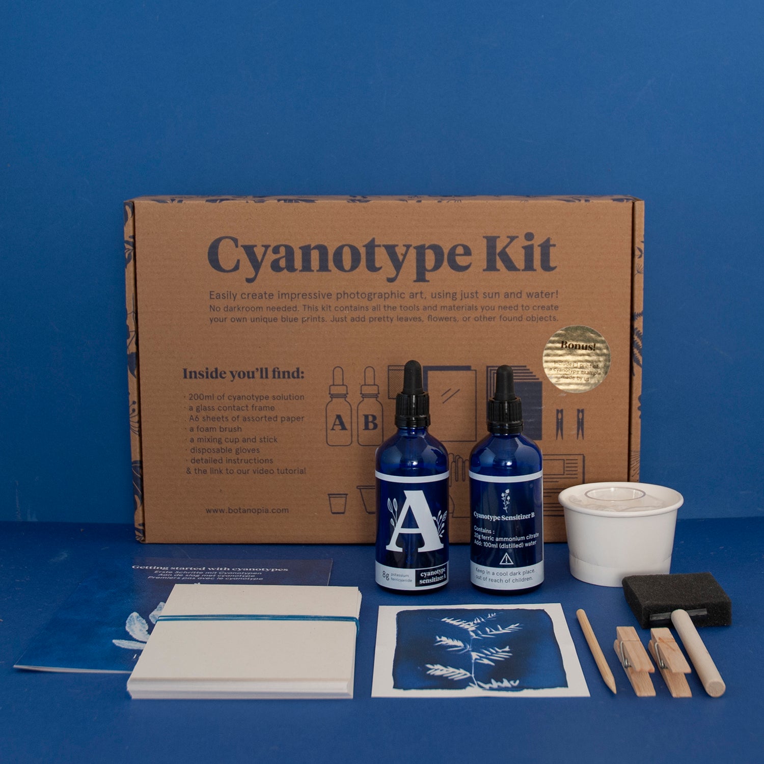 Coffret Botanopia Cyanotype - Kit d'Impression Botanique – Image 4