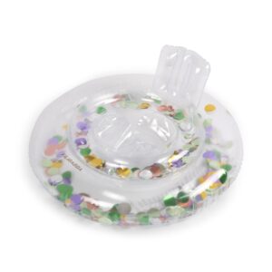 Bouée Bébé Alfie Arc-en-Ciel Confetti - Flotteur Coloré pour Bébé