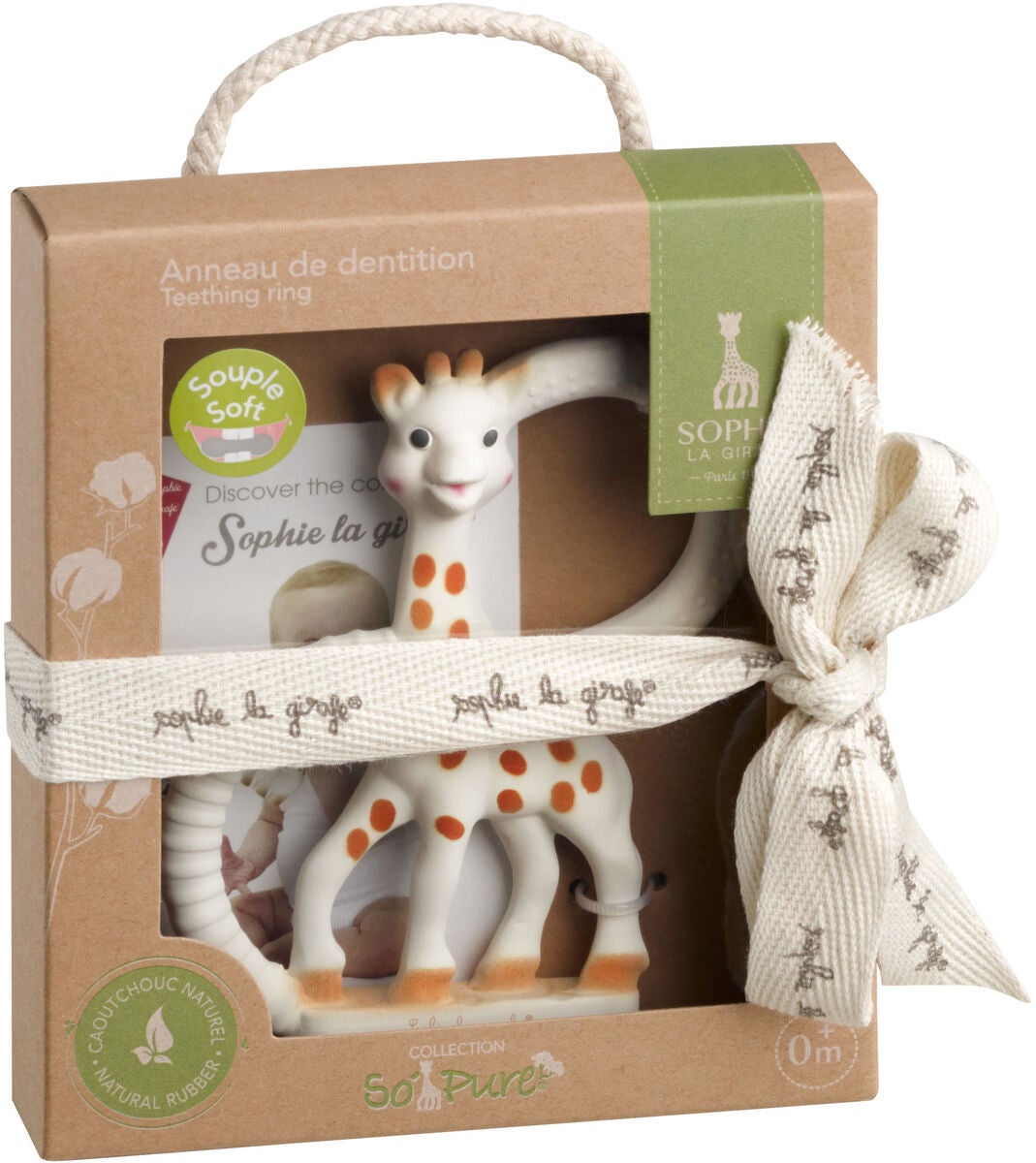 Anneau de Dentition Double Doux Sophie la Girafe So Pure