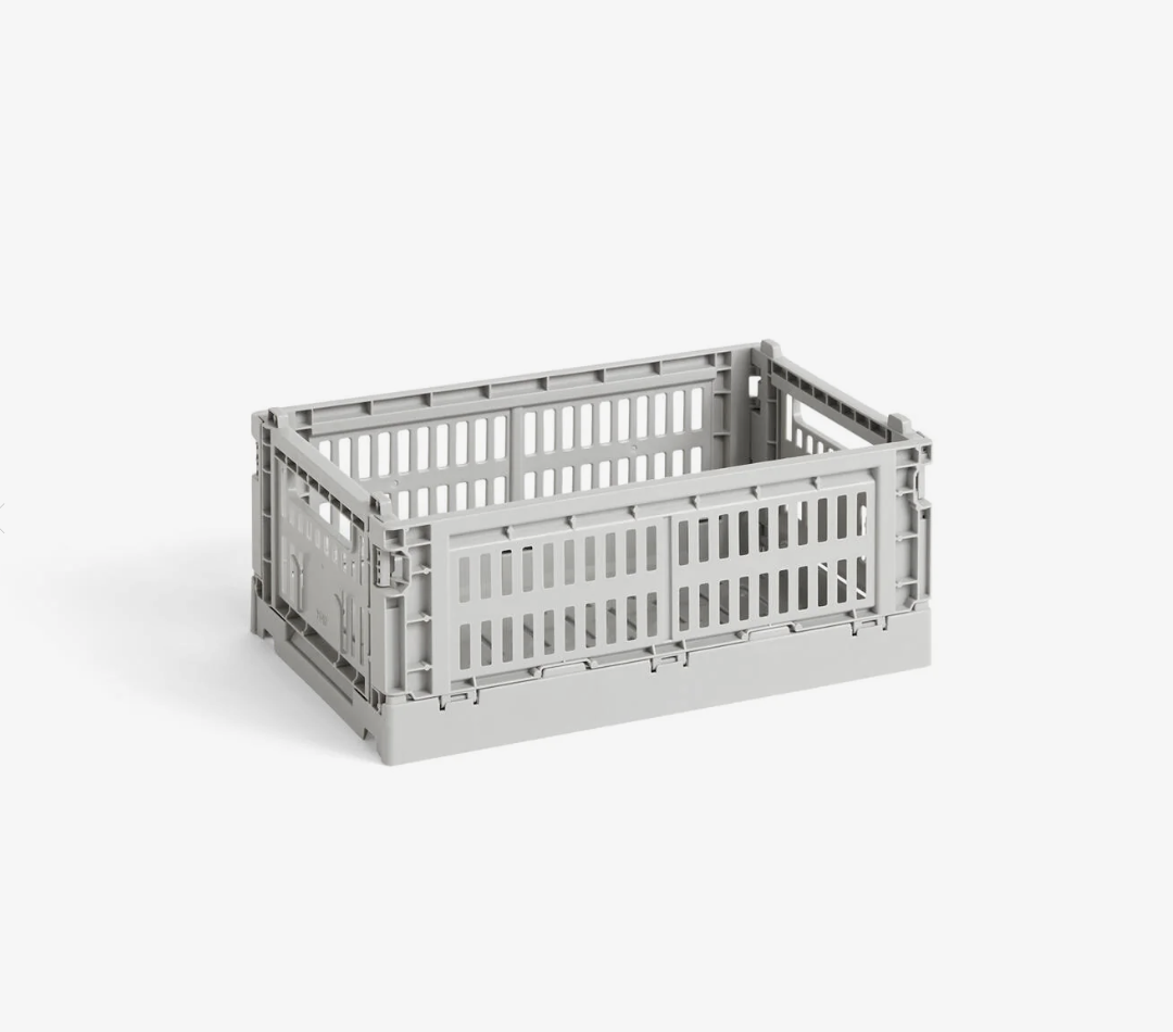 Boîte de Rangement HAY Gris Clair Petite