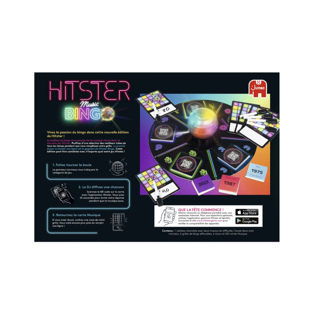 Dujardin Hitster Bingo - Jeu de Société Familial – Image 3
