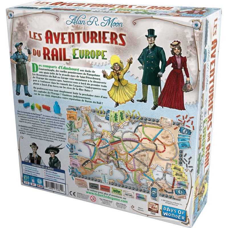 Les Aventuriers du Rail Europe - Jeu de Société – Image 3