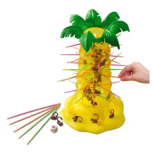 Jeu d'Adresse Mattel SOS Ouistiti - Jeu de Société Fun et Palpitant