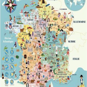 Puzzle Magnétique Carte de France Vilac 76309